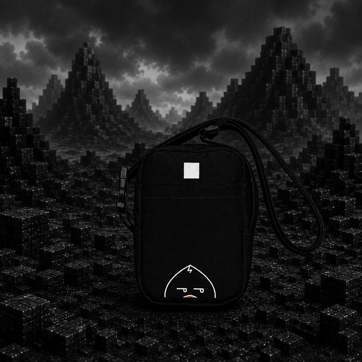 One Pixel - Obsidian Obsession | Waddleton the Peeking Duck™ Crossbody Sling Bag 1.4L