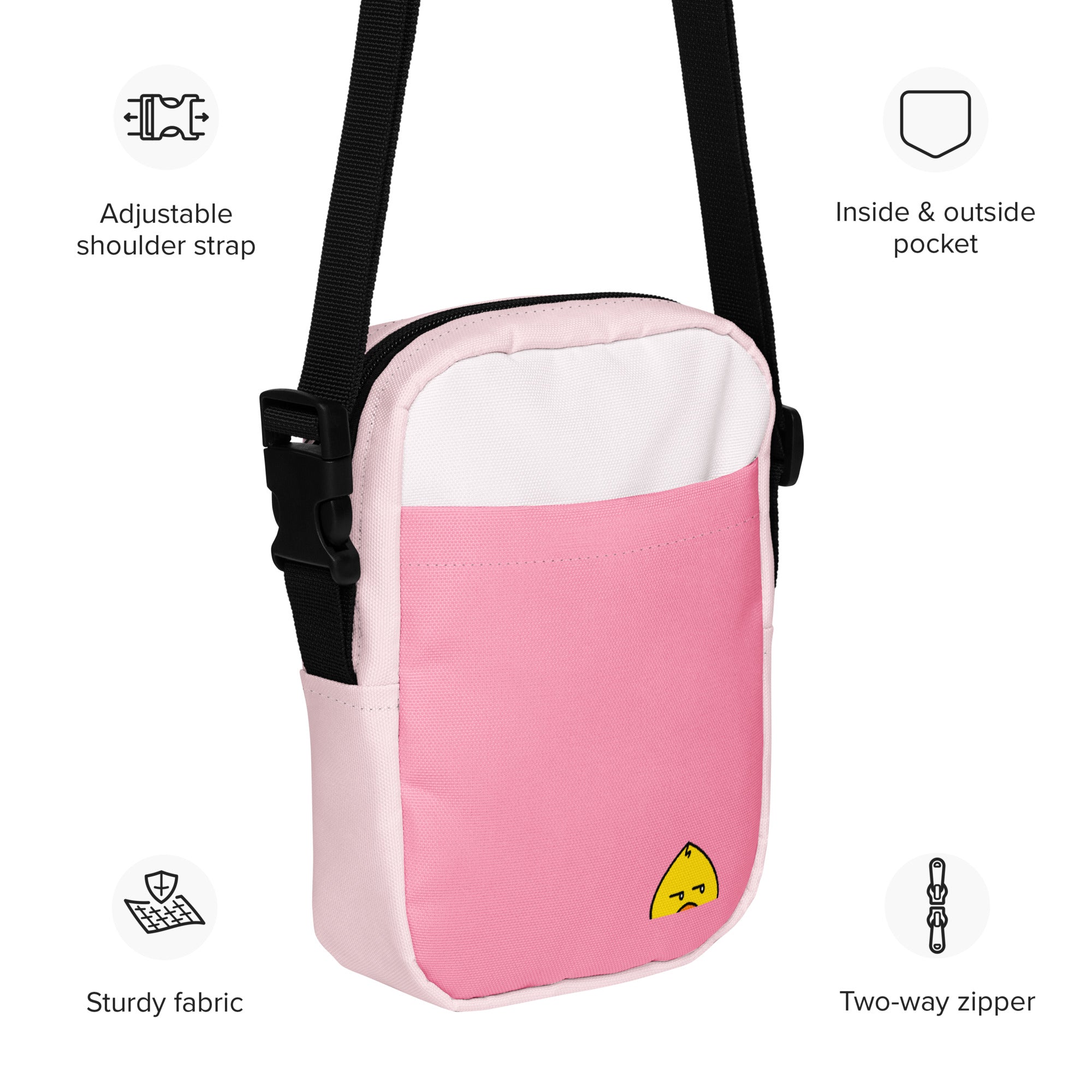 Strawberry Sundae | Waddleton the Peeking Duck™ Crossbody Sling Bag 1.4L