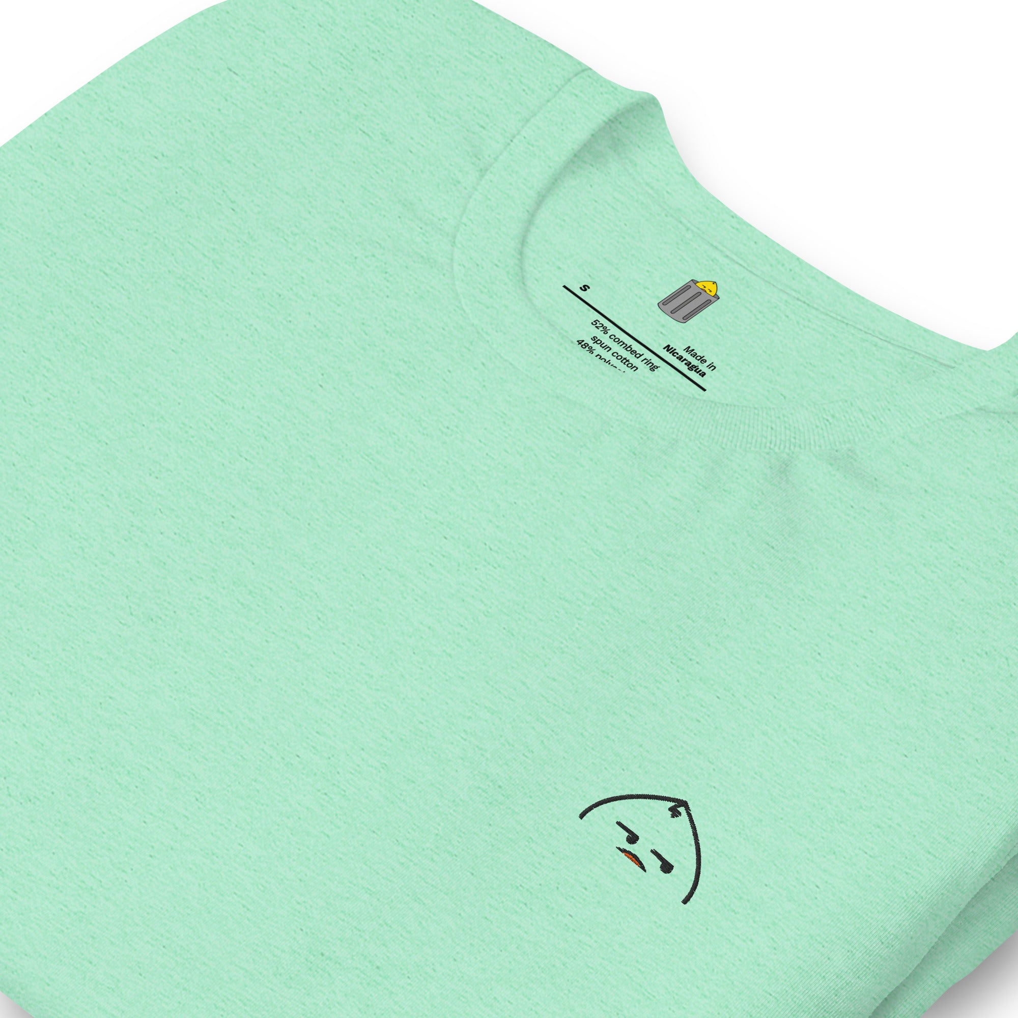 unisex-staple-t-shirt-heather-mint-zoomed-in