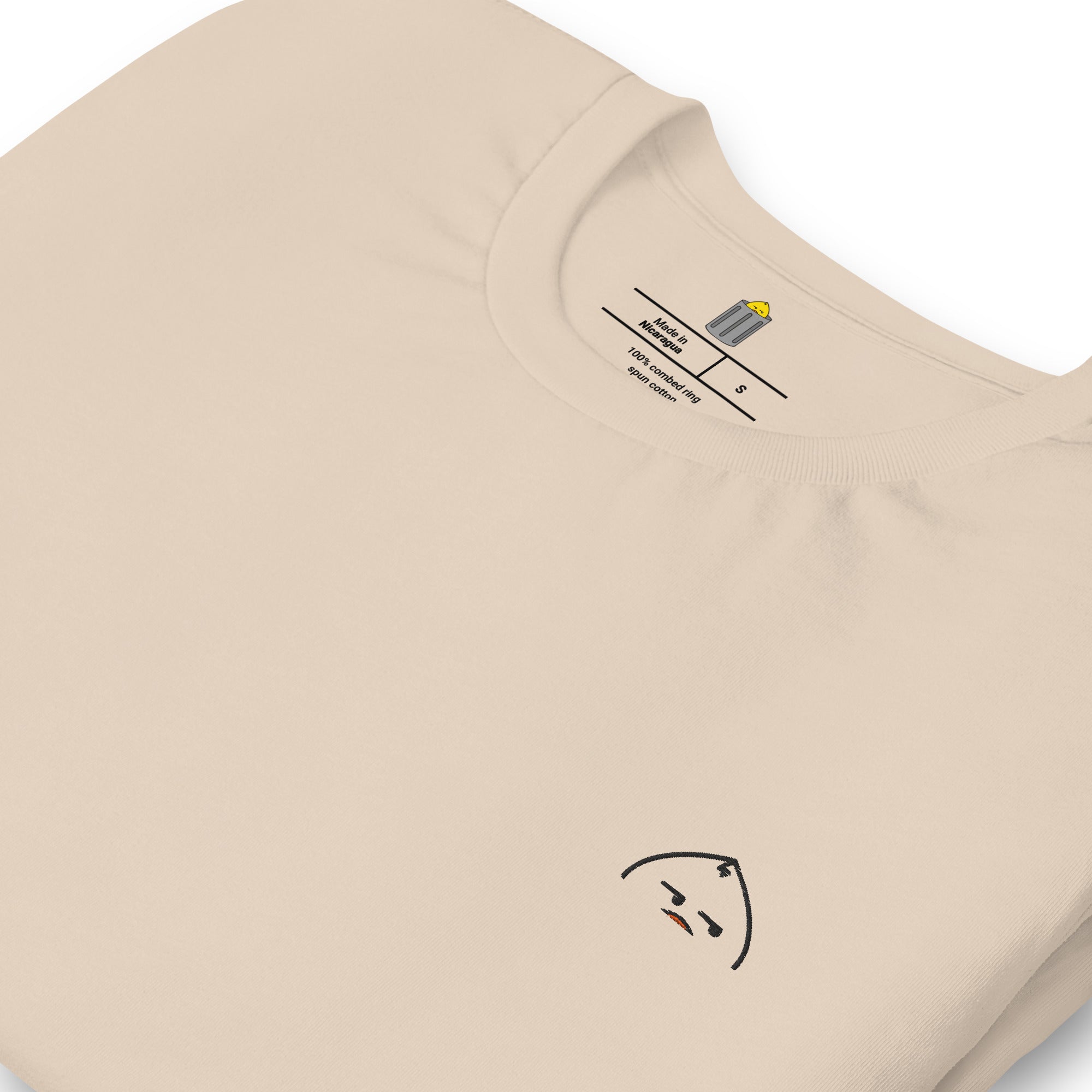 unisex-staple-t-shirt-soft-cream-zoomed-in