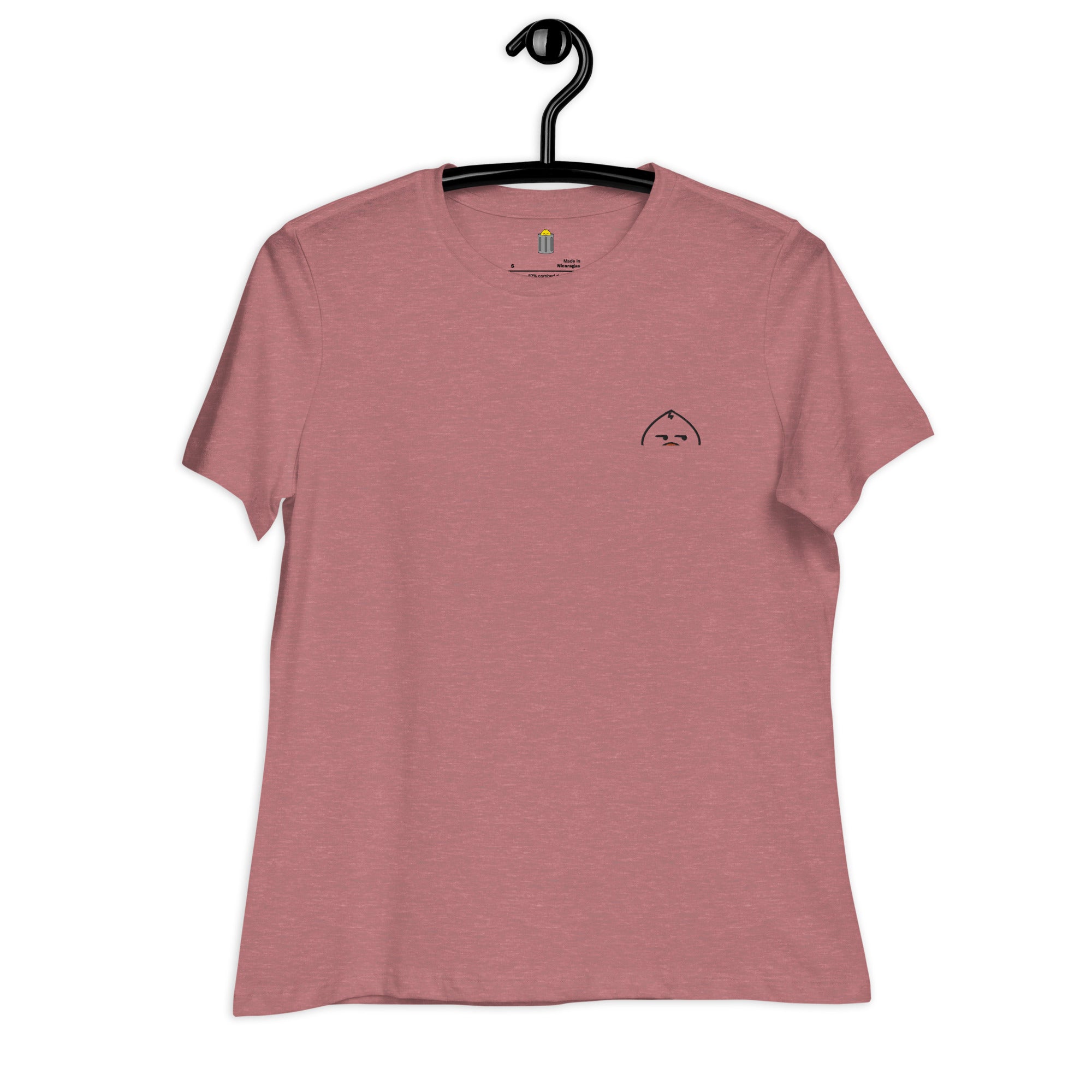 Women's Relaxed Embroidered Tee | Waddleton the Peeking Duck™